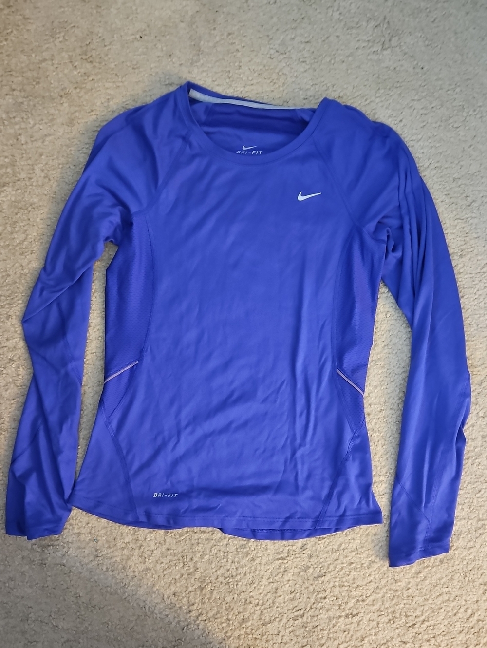 Nike Women’s Long Sleeve Dri-FIT Top — Royal Purple
